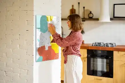 Magnettafel zum Schreiben bunte Kritzeleien