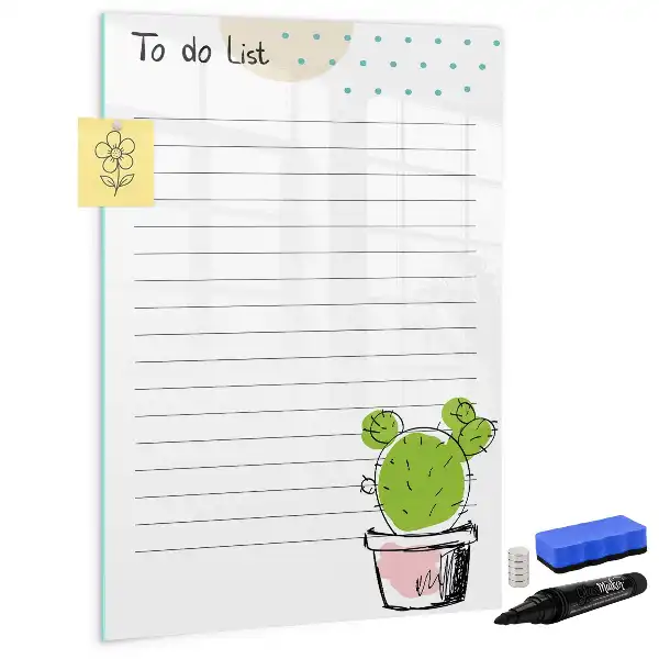 Magnettafel für To-Do-Listen zum Schreiben