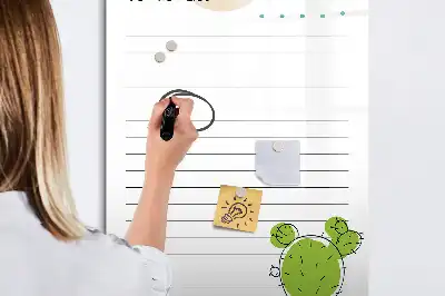 Magnettafel für To-Do-Listen zum Schreiben