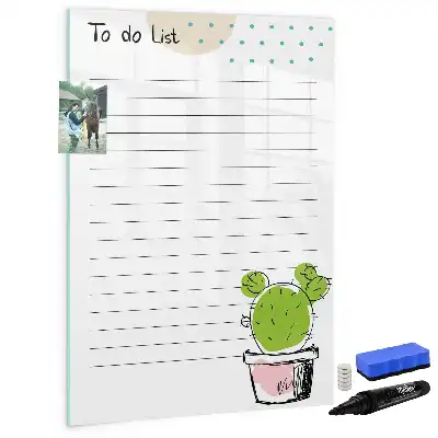 Magnettafel für To-Do-Listen zum Schreiben