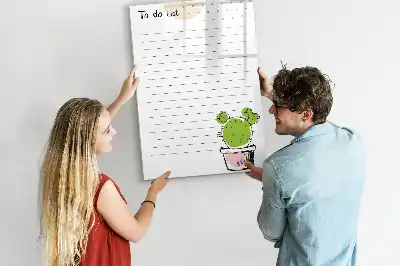 Magnettafel für To-Do-Listen zum Schreiben