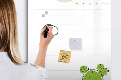 Magnettafel für To-Do-Listen zum Schreiben