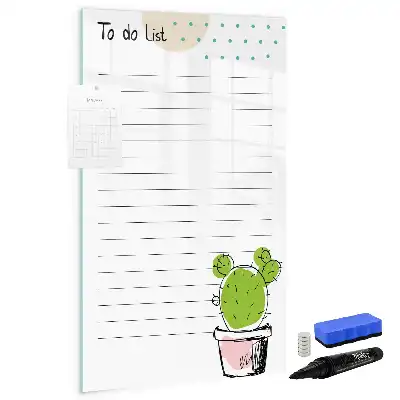 Magnettafel für To-Do-Listen zum Schreiben