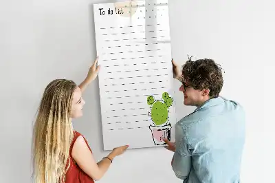 Magnettafel für To-Do-Listen zum Schreiben