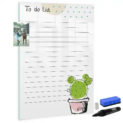 Magnettafel für To-Do-Listen zum Schreiben