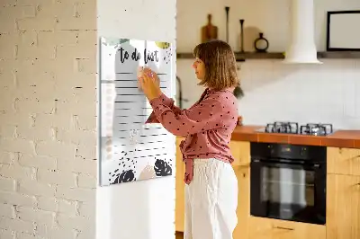 To-Do-Liste beschreibbare Magnettafel