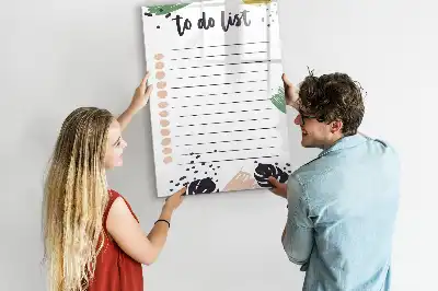To-Do-Liste beschreibbare Magnettafel