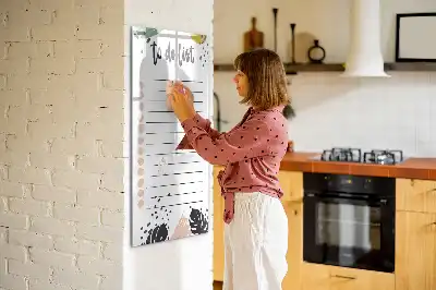 To-Do-Liste beschreibbare Magnettafel