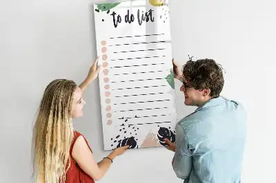 To-Do-Liste beschreibbare Magnettafel