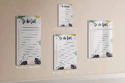 To-Do-Liste beschreibbare Magnettafel