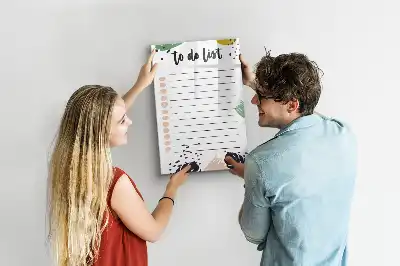 To-Do-Liste beschreibbare Magnettafel
