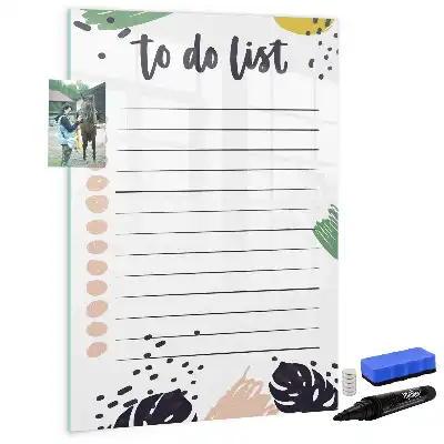 To-Do-Liste beschreibbare Magnettafel