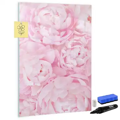 Magnettafel zum Beschreiben mit Motiv Sommerblumen