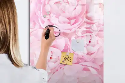 Magnettafel zum Beschreiben mit Motiv Sommerblumen