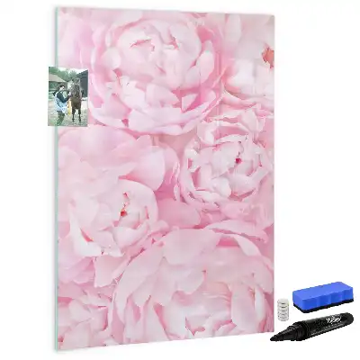 Magnettafel zum Beschreiben mit Motiv Sommerblumen