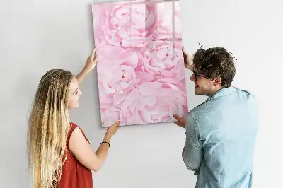Magnettafel zum Beschreiben mit Motiv Sommerblumen