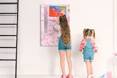 Magnettafel zum Beschreiben mit Motiv Sommerblumen