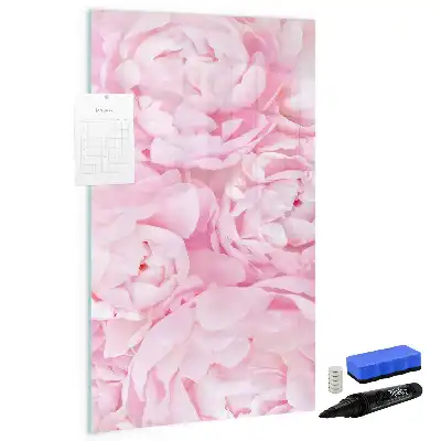 Magnettafel zum Beschreiben mit Motiv Sommerblumen