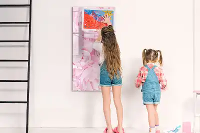 Magnettafel zum Beschreiben mit Motiv Sommerblumen