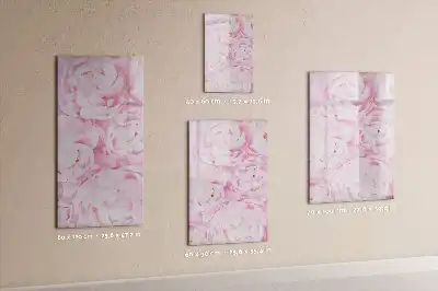 Magnettafel zum Beschreiben mit Motiv Sommerblumen