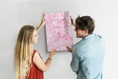 Magnettafel zum Beschreiben mit Motiv Sommerblumen