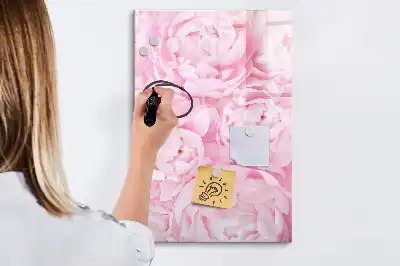 Magnettafel zum Beschreiben mit Motiv Sommerblumen