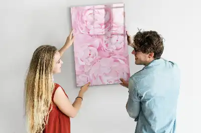 Magnettafel zum Beschreiben mit Motiv Sommerblumen