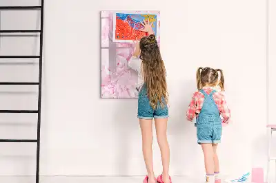 Magnettafel zum Beschreiben mit Motiv Sommerblumen