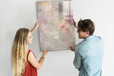 Magnettafel beschreibbar im Design Farbflecken