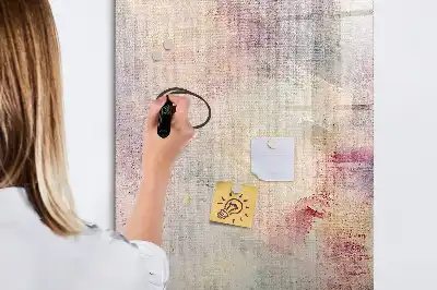 Magnettafel beschreibbar im Design Farbflecken