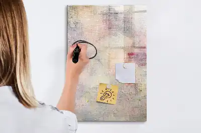 Magnettafel beschreibbar im Design Farbflecken