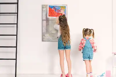 Magnettafel beschreibbar im Design Farbflecken