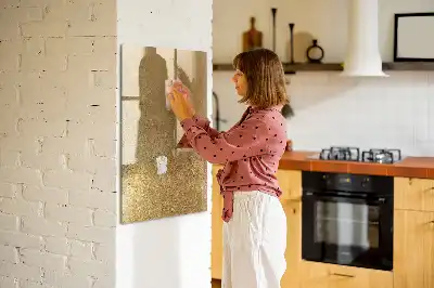 Magnettafel beschreibbar aus dekorativem Stoff