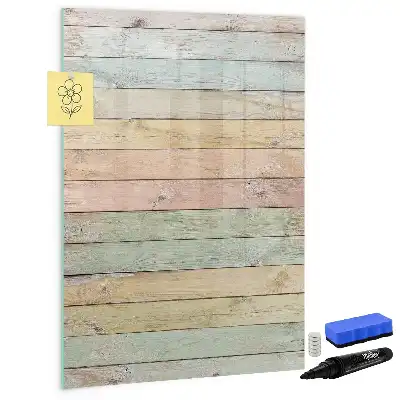 Magnettafel zum Beschreiben in Pastellfarben