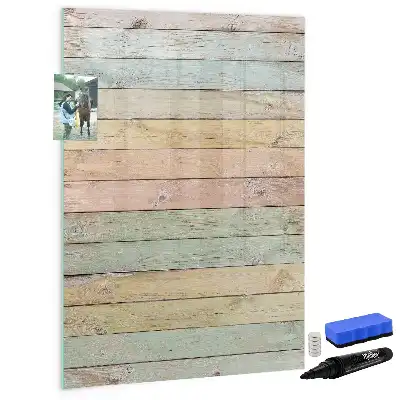 Magnettafel zum Beschreiben in Pastellfarben