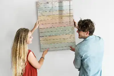 Magnettafel zum Beschreiben in Pastellfarben
