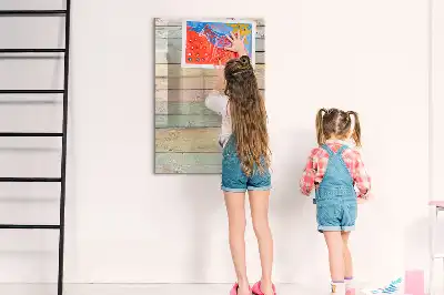 Magnettafel zum Beschreiben in Pastellfarben