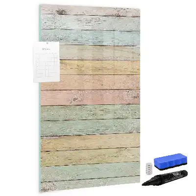 Magnettafel zum Beschreiben in Pastellfarben