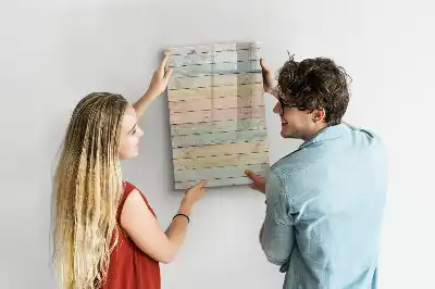 Magnettafel zum Beschreiben in Pastellfarben