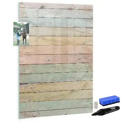 Magnettafel zum Beschreiben in Pastellfarben