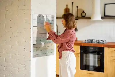 Magnettafel zum Beschreiben in Pastellfarben