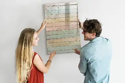 Magnettafel zum Beschreiben in Pastellfarben