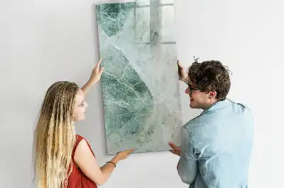 Beschreibbare Magnettafel in Steinmarmor-Optik