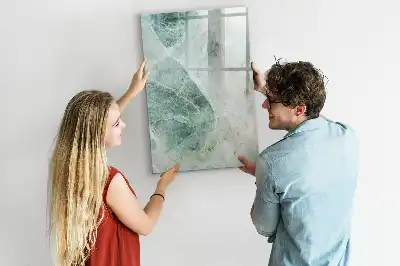 Beschreibbare Magnettafel in Steinmarmor-Optik