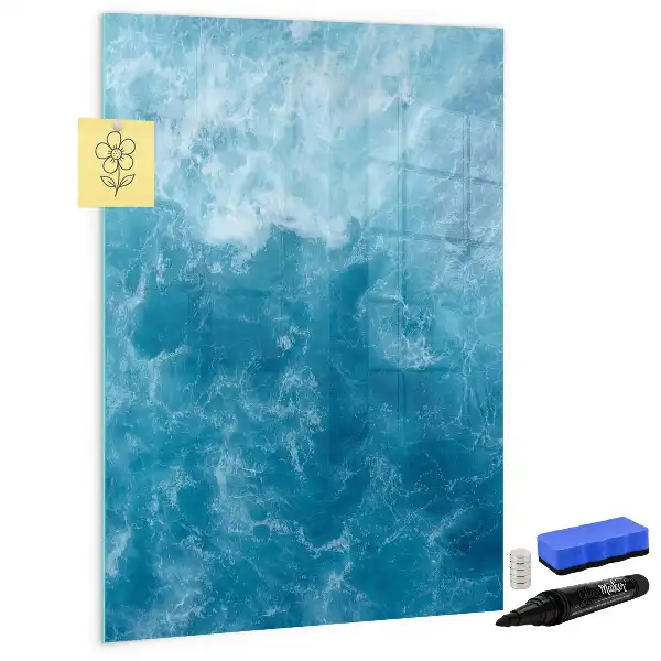 Magnettafel zum Schreiben mit Motiv Wasser Meer Ozean