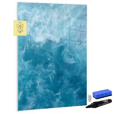 Magnettafel zum Schreiben mit Motiv Wasser Meer Ozean