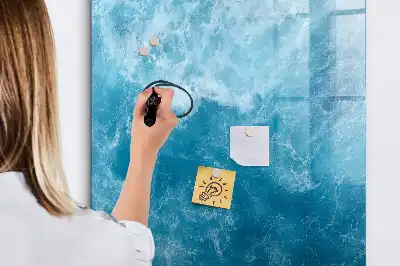 Magnettafel zum Schreiben mit Motiv Wasser Meer Ozean