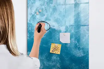 Magnettafel zum Schreiben mit Motiv Wasser Meer Ozean