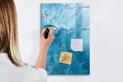 Magnettafel zum Schreiben mit Motiv Wasser Meer Ozean