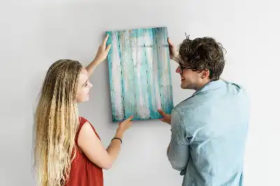 Magnettafel zum Beschreiben im Vintage-Holz-Design